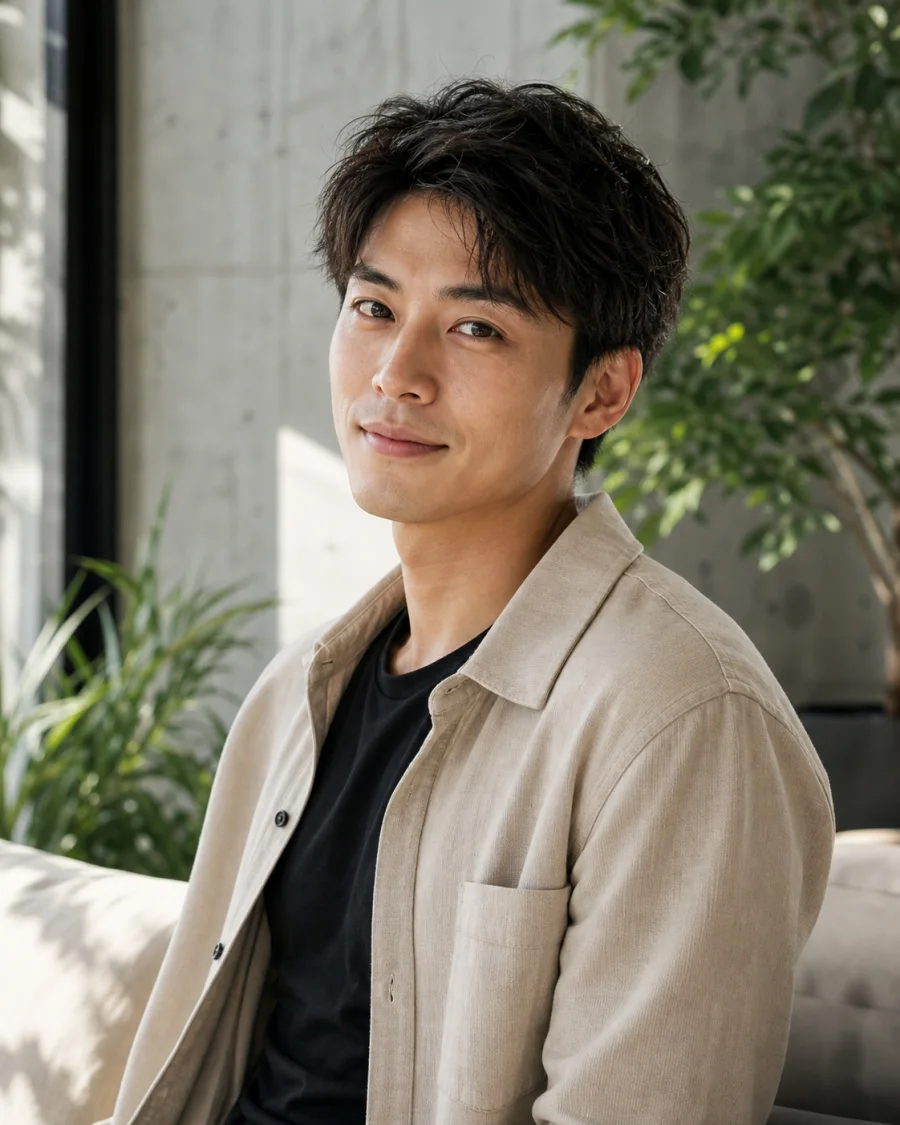 イメージ写真:男性モデル