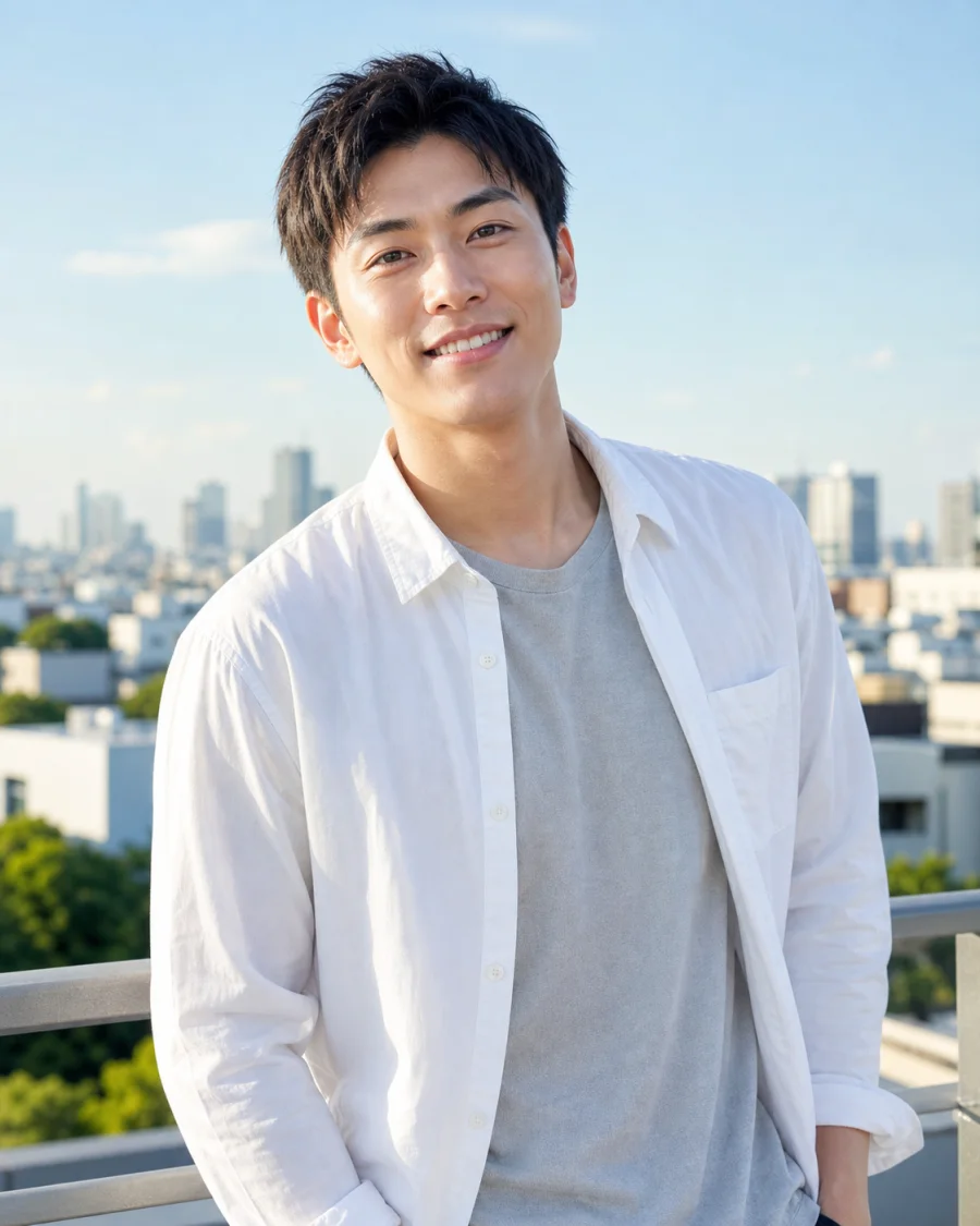 イメージ写真：男性モデル